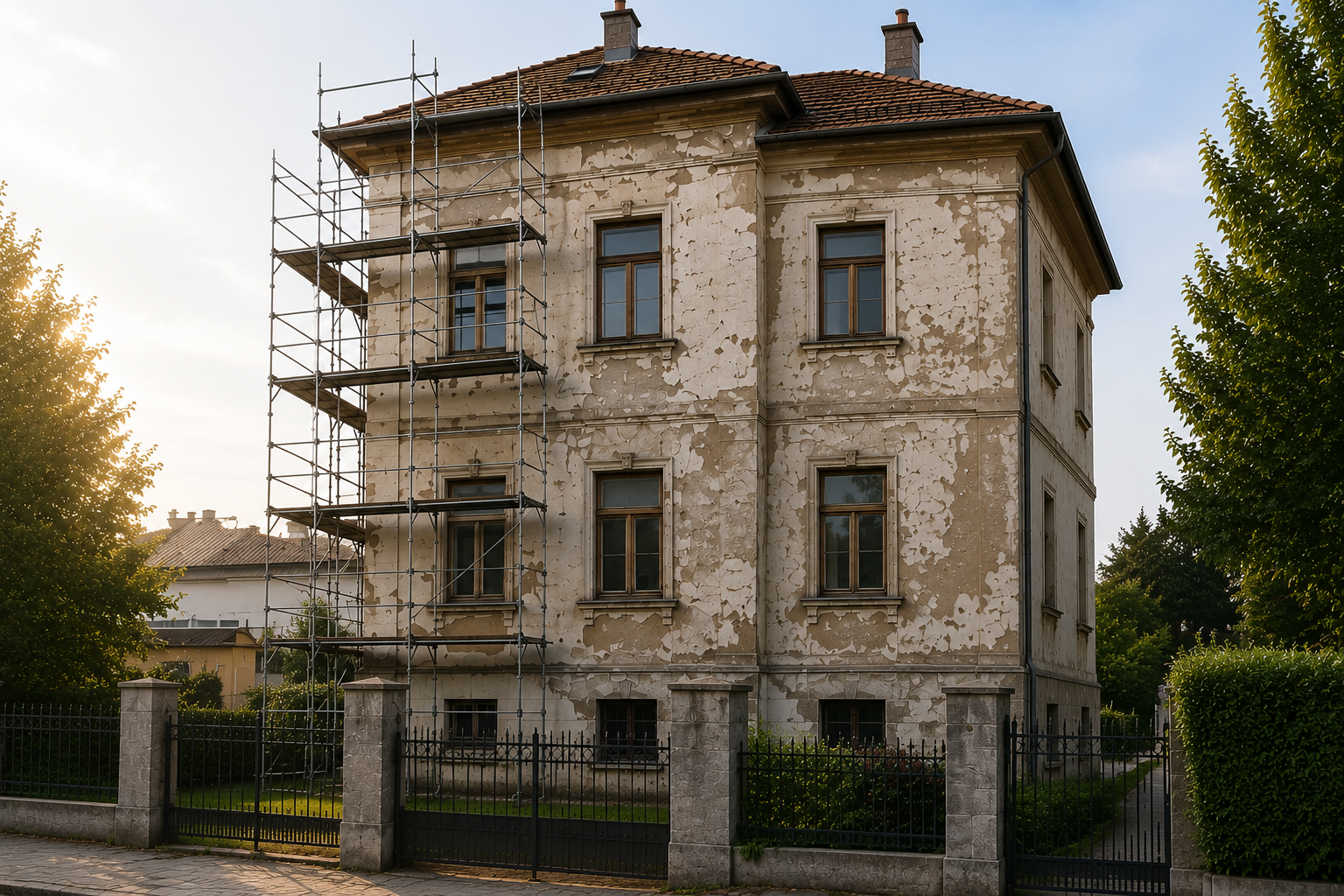 Moderne Fassadensanierung Wien